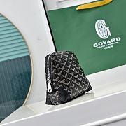 Fortok Goyard Vendôme cosmetic pouch Black 17X14X6.5cm  - 5