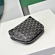Fortok Goyard Vendôme cosmetic pouch Black 17X14X6.5cm  - 4