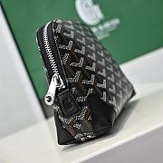 Fortok Goyard Vendôme cosmetic pouch Black 17X14X6.5cm  - 3