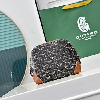Fortok Goyard Vendôme cosmetic pouch Brown 17X14X6.5cm