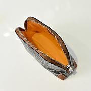 Fortok Goyard Vendôme cosmetic pouch Brown 17X14X6.5cm - 5