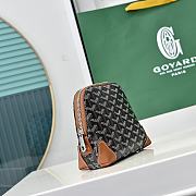 Fortok Goyard Vendôme cosmetic pouch Brown 17X14X6.5cm - 3