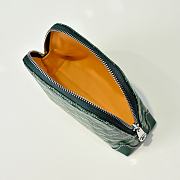 Fortok Goyard Vendôme cosmetic pouch Green 17X14X6.5cm - 4