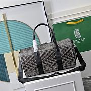 Fortok Goyard Barrel 40 Sports Bag Black and Tan 40*23*23cm - 1
