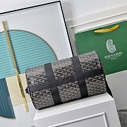 Fortok Goyard Barrel 40 Sports Bag Black and Tan 40*23*23cm - 5