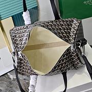 Fortok Goyard Barrel 40 Sports Bag Black and Tan 40*23*23cm - 4