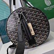 Fortok Goyard Barrel 40 Sports Bag Black and Tan 40*23*23cm - 2