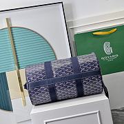 Fortok Goyard Barrel 40 Sports Bag Navy Blue 40*23*23cm  - 6
