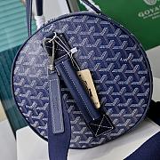 Fortok Goyard Barrel 40 Sports Bag Navy Blue 40*23*23cm  - 4