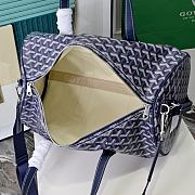 Fortok Goyard Barrel 40 Sports Bag Navy Blue 40*23*23cm  - 3