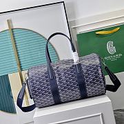 Fortok Goyard Barrel 40 Sports Bag Navy Blue 40*23*23cm  - 2