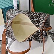 Fortok Goyard Barrel 40 Sports Bag Brown 40*23*23cm  - 3