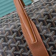 Fortok Goyard Barrel 48 sports bag Black and Tan 48x25x25cm - 3