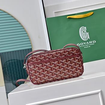 Fortok Goyard Cap-Vert Bag Burgundy 23x8x14cm