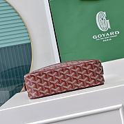 Fortok Goyard Cap-Vert Bag Burgundy 23x8x14cm - 6
