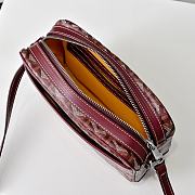 Fortok Goyard Cap-Vert Bag Burgundy 23x8x14cm - 4