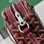 Fortok Goyard Cap-Vert Bag Burgundy 23x8x14cm - 2