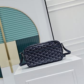 Fortok Goyard Cap-Vert Bag Navy Blue 23x8x14cm