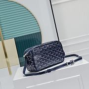 Fortok Goyard Cap-Vert Bag Navy Blue 23x8x14cm - 6
