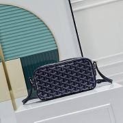 Fortok Goyard Cap-Vert Bag Navy Blue 23x8x14cm - 4