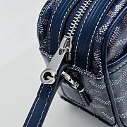 Fortok Goyard Cap-Vert Bag Navy Blue 23x8x14cm - 3