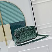 Fortok Goyard Cap-Vert Bag Green 23x8x14cm - 4