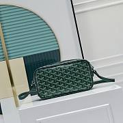 Fortok Goyard Cap-Vert Bag Green 23x8x14cm - 5