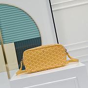 Fortok Goyard Cap-Vert Bag Yellow 23x8x14cm - 2