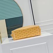 Fortok Goyard Cap-Vert Bag Yellow 23x8x14cm - 3
