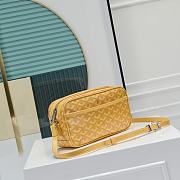 Fortok Goyard Cap-Vert Bag Yellow 23x8x14cm - 4
