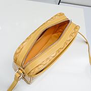 Fortok Goyard Cap-Vert Bag Yellow 23x8x14cm - 5