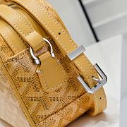 Fortok Goyard Cap-Vert Bag Yellow 23x8x14cm - 6