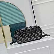 Fortok Goyard Cap-Vert Bag Black 23x8x14cm - 6