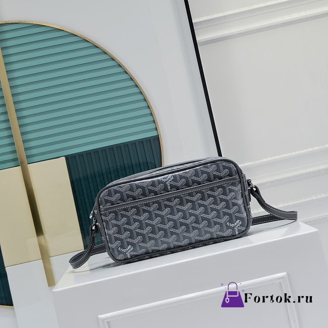 Fortok Goyard Cap-Vert Bag Grey 23x8x14cm - 1