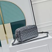 Fortok Goyard Cap-Vert Bag Grey 23x8x14cm - 6