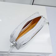 Fortok Goyard Cap-Vert Bag White 23x8x14cm - 4