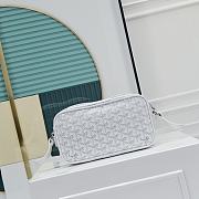 Fortok Goyard Cap-Vert Bag White 23x8x14cm - 3