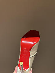 Fortok Christian Louboutin Cassiasticina ballet flat in crepe satin Beige 10.5cm - 6