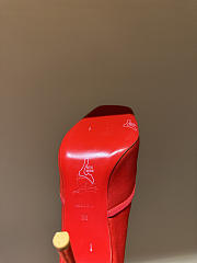 Fortok Christian Louboutin Cassiasticina ballet flat in crepe satin Red 10.5cm - 2