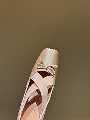 Fortok Christian Louboutin Cassiasticina ballet flat in crepe satin Pink 10.5cm - 3