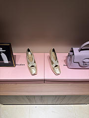 Fortok Christian Louboutin Cassiasticina ballet flat in crepe satin Beige 10.5cm - 1