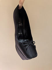Fortok Christian Louboutin Aquadorcet Crepe satin Black 16cm - 3