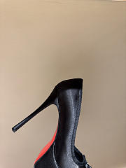 Fortok Christian Louboutin Aquadorcet Crepe satin Black 16cm - 4
