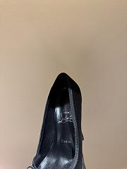 Fortok Christian Louboutin Aquadorcet Crepe satin Black 16cm - 5