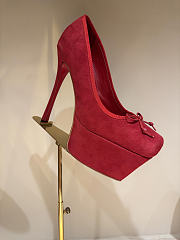 Fortok Christian Louboutin Aquadorcet Veau velours Red 16cm - 1