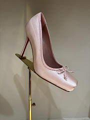 Fortok Christian Louboutin Cassia Nodo Crepe satin Pink 10cm  - 1
