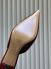 Fortok Alaïa Le Coeur Heart mules Patent Red - 4