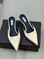 Fortok Alaïa Le Coeur Heart mules Suede Beige - 1