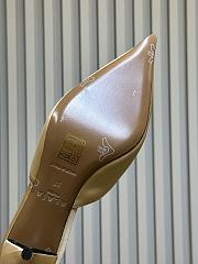 Fortok Alaïa Le Coeur Heart mules Suede Beige - 4