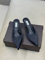 Fortok Alaïa Le Coeur Heart mules Suede Black - 1